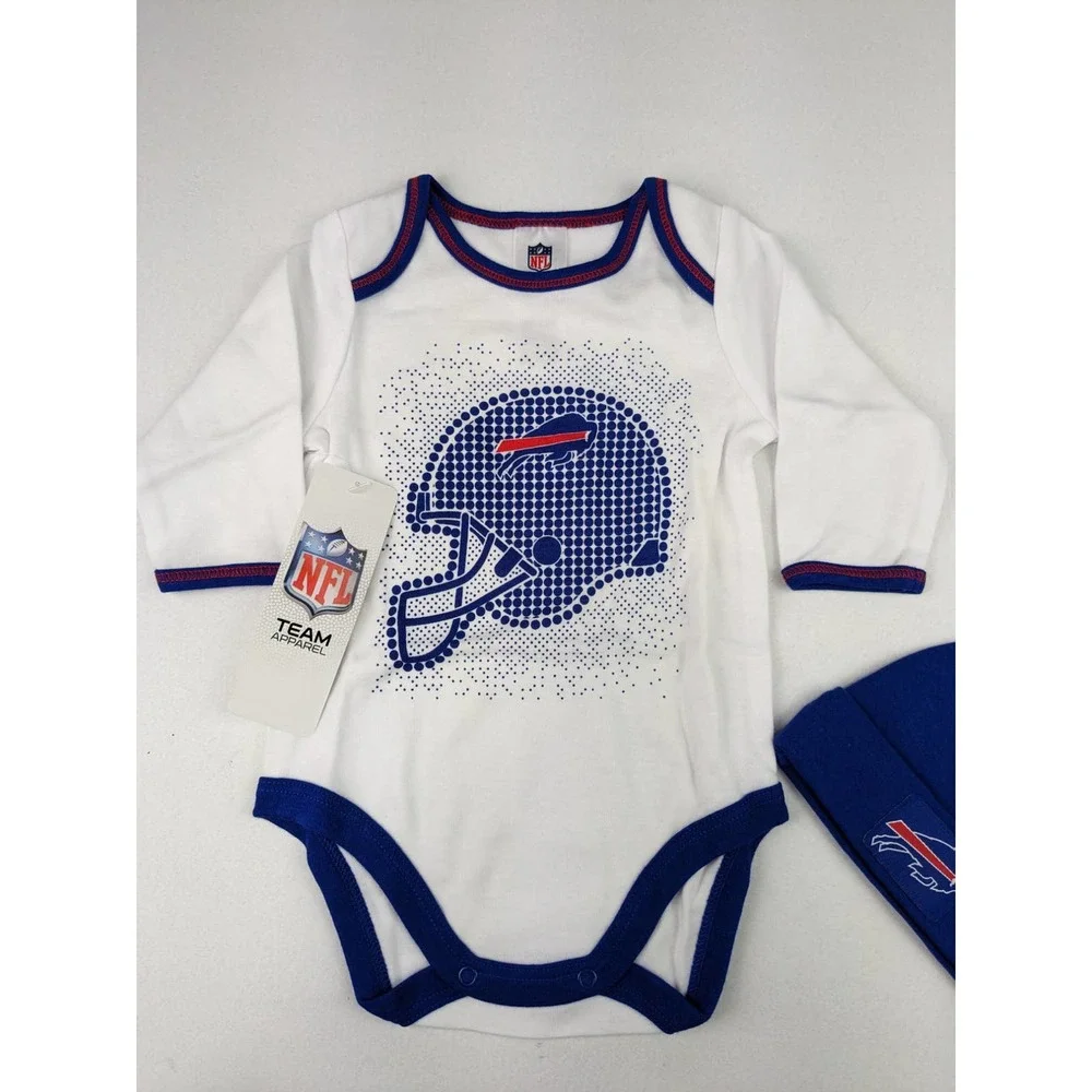 Buffalo Bills Bodysuit/Pants & Hat Set
